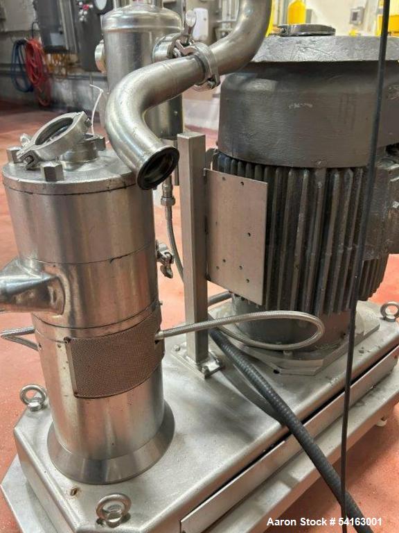Used IKA Works Stainless Steel Dispax Reactor/Homogenizer High Shear Mixer, Model DR 2000/10-3A/CIP. 35 gpm maimum flow rate.