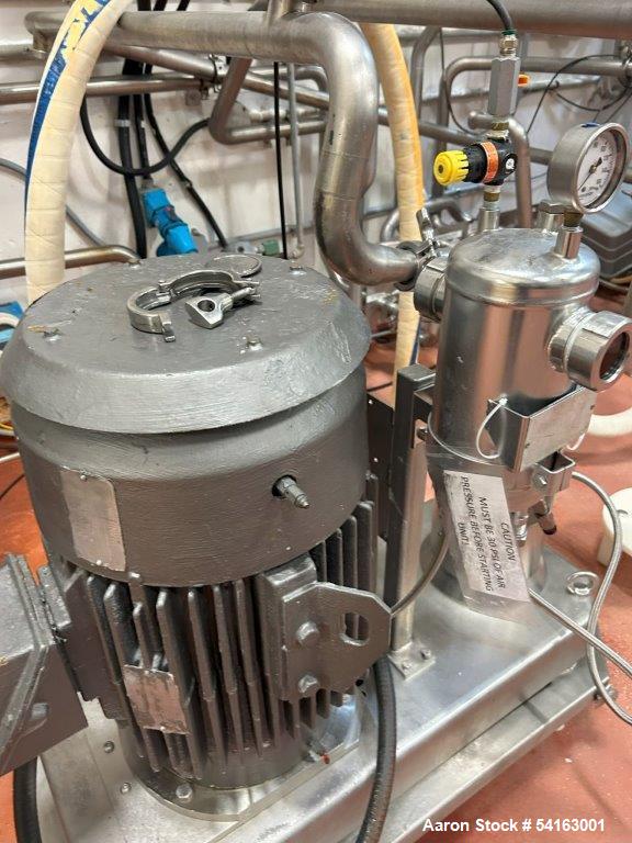 Used IKA Works Stainless Steel Dispax Reactor/Homogenizer High Shear Mixer, Model DR 2000/10-3A/CIP. 35 gpm maimum flow rate.
