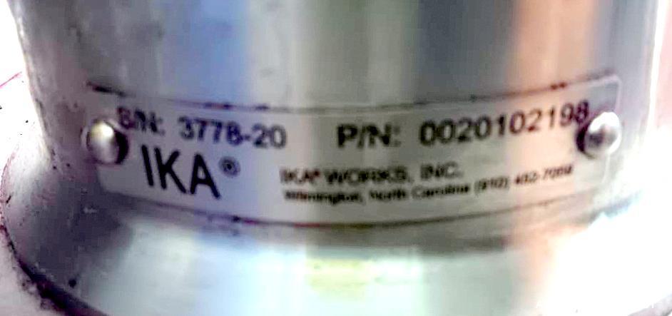 IKA Works DR2000/5 High Shear Disperser 3-Stage Stainless Steel