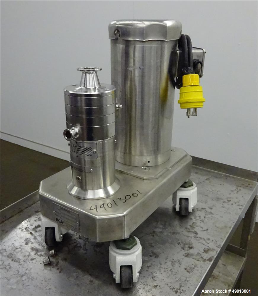 Used IKA Works Labor-Pilot 2000/4 Inline Mixer, Model DR2000/4, 316 Stainless S