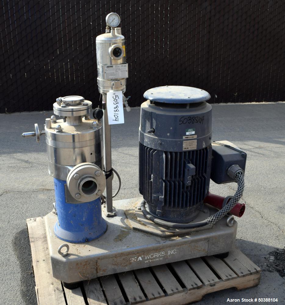 Used IKA Works Inline Colloid Mill, Model MK 2000/20