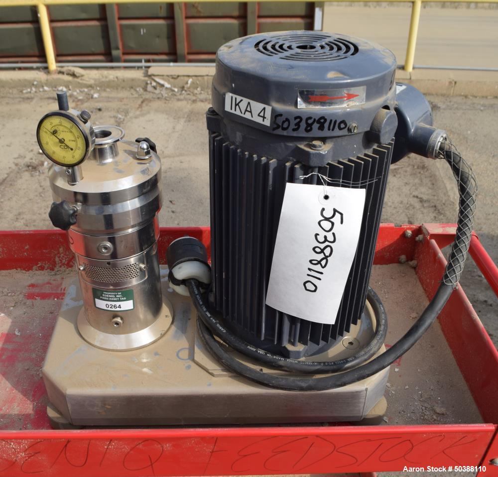 Used IKA Works Colloid Mill, Model MK 4