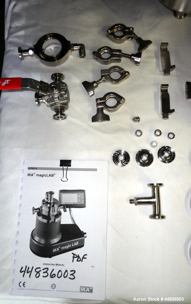 Unused- IKA Magic Lab Module Dispax Reactor, with large array of attachments and case including: Module Dispax-Reactor consisting of Generator 2G and 6F, including supplementary O-Rings.  Micro-Plant...