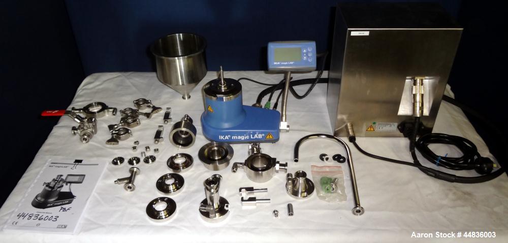 Unused- IKA Magic Lab Module Dispax Reactor, with large array of attachments and case including: Module Dispax-Reactor consisting of Generator 2G and 6F, including supplementary O-Rings.  Micro-Plant...