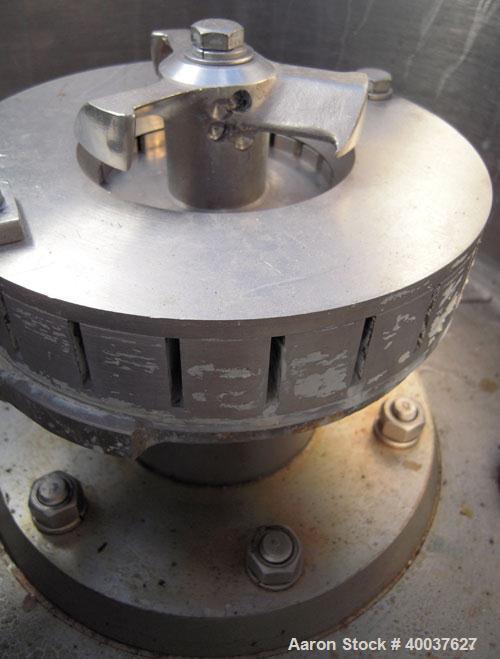 Used- Kady mill, model OB, stainless steel. 7 to 20 gallon batch. 18" diameter x 24" deep jacketed bowl, approximately 7" di...