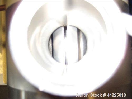 Used Premier Inline Mill, Model MXS-3, Stainless Steel. 5 Hp, 208-230/460 volt, 3475 rpm motor. With seal pot, start/stop switch. Built 2/2008, serial #448264-08.