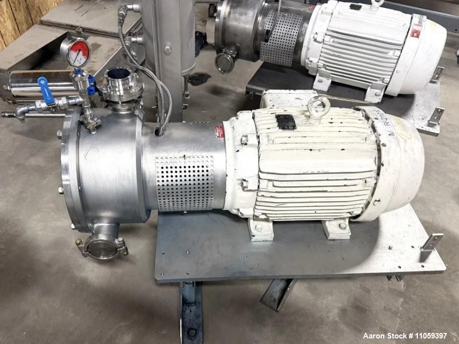 Used ROSS HSM-430SC Inline High Shear Mixer with SLIM Powder Injection System – 30 HP Explosion Proof Mixing Platform