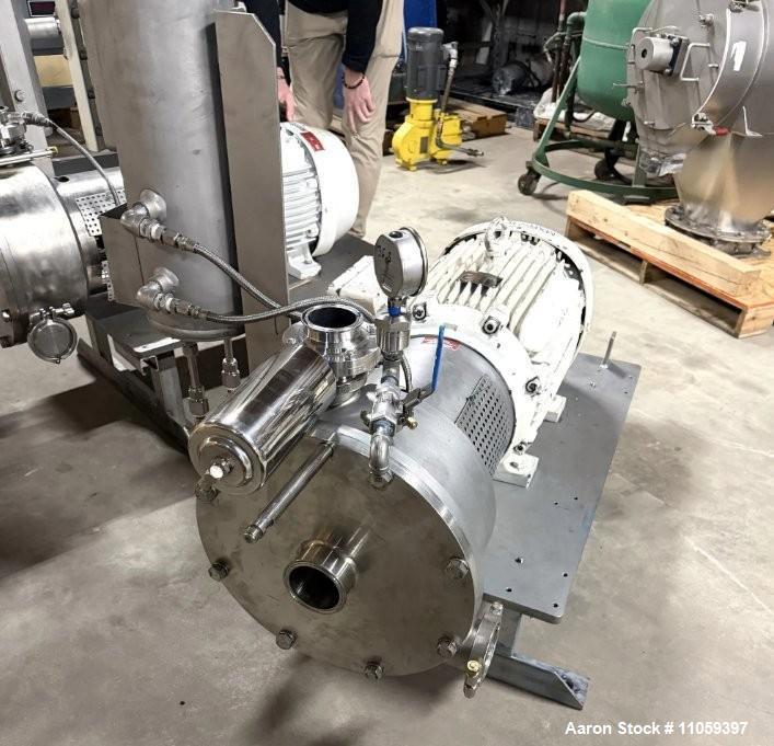 Used ROSS HSM-430SC Inline High Shear Mixer with SLIM Powder Injection System – 30 HP Explosion Proof Mixing Platform