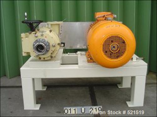 USED: Siefer Velbert colloid mill/high shear mixer for wet reduction, type Trigonal SM-D2. Material of construction is stainless steel on product contact parts. Rotor size 13.3" (340mm) diameter. Pro...