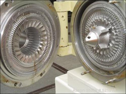 USED: Siefer Velbert colloid mill/high shear mixer for wet reduction, type Trigonal SM-D2. Material of construction is stainless steel on product contact parts. Rotor size 13.3" (340mm) diameter. Pro...