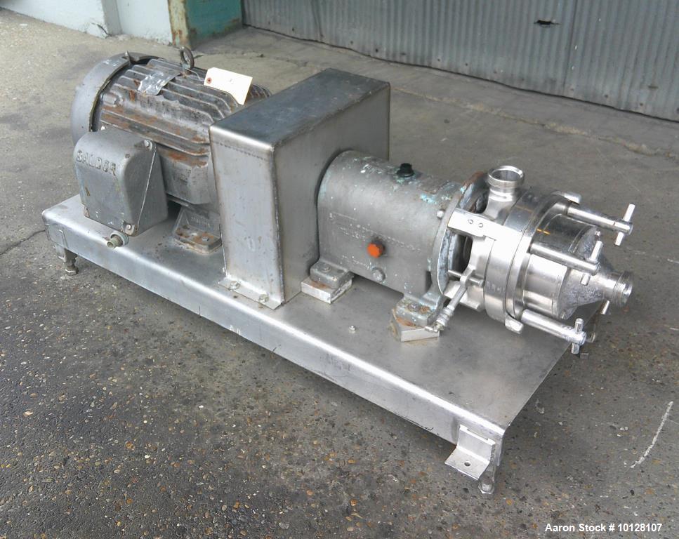 Used Waukesha MS Colloid Mill | Stainless Steel High Shear Milling System