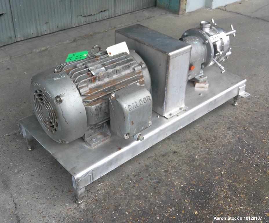 Used Waukesha MS Colloid Mill | Stainless Steel High Shear Milling System