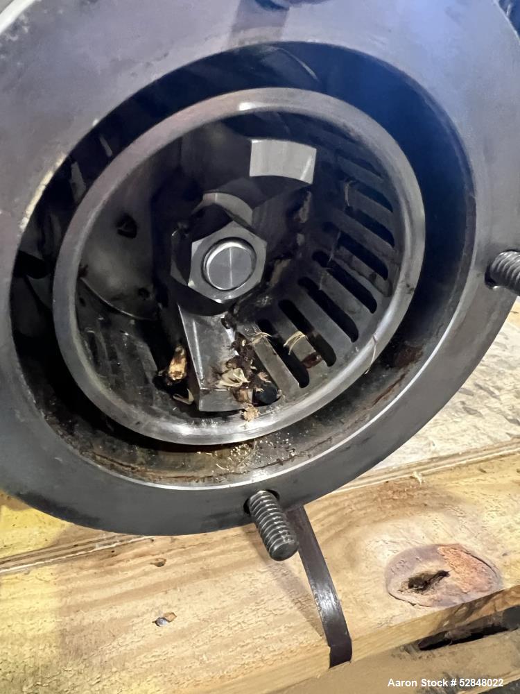 Used SPX Waukesha Shear Pump, Model SP4, 316 Stainless Steel. Nominal capacity 30 GPM (114 liters/min). Maximum housing pressure 150psi. Nominal speed 3600rpm. 2" inlet and outlet. Driven by a 20hp, ...