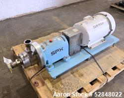  SPX Waukesha Shear Pump, Model SP4, 316 Stainless Steel. Nominal capacity 30 GPM (114 liters/min). ...