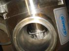Used Admix Inline High Shear Pump, model BSP 24C, 316 stainless steel. Approximately 10 to 30 gallons per minute capacity, tip speed 41 feet per second. 2.4