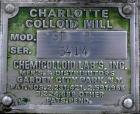 Used Charlotte Colloid Mill, Model SD 2, 316 Stainless Steel, Sanitary Design. Jacketed chamber approximately 7-1/2
