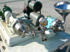 USED: Charlotte colloid mill, model SD2, 316 stainless steel, sanitary design. Jacketed chamber. Approx 2-3/4