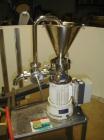 Used Fryma Colloid Mill, Model MZ 50/A, stainless steel construction, rated 4 bar internal, jacketed for 7 bar with .75 kW, 3430 rpm, 460 volt motor. Serial #M12454.