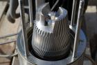 Used IKA Works Dispax Reactor High Shear Inline Disperser, Model DR 2000/10, Stainless Steel. Nominal flow rate 35 gallons per minute, nominal tip speed 4500 feet per minute. Driven by a 30hp, 3/60/2...
