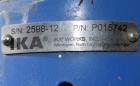 Used IKA Works Dispax Reactor High Shear Inline Disperser, Model DR 2000/10, Stainless Steel. Nominal flow rate 35 gallons per minute, nominal tip speed 4500 feet per minute. Driven by a 30hp, 3/60/2...