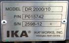 Used- IKA Works Dispax Reactor High Shear Inline Disperser, Model DR 2000/10, Stainless Steel. Nominal flow rate 35 gallons ...