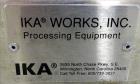 Used IKA Works Labor-Pilot 2000/4 Inline Mixer, Model DR2000/4, 316 Stainless S