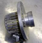 Used Waukesha Inline Shear Pump, Model SP4, 316 Stainless Steel.  Nominal capacity to 30 gallons per minute at 150 psi at 3600 rpm to 300 degrees F.  2-1/2” Threaded inlet/outlet.  Approximately 4-1/...