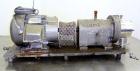 Used Waukesha Inline Shear Pump, Model SP4, 316 Stainless Steel. Nominal capacity to 30 gallons per minute at 150 psi at 3600 rpm to 300 degrees F. 2-1/2” Threaded inlet/outlet. Approximate 4-1/2” di...