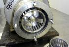 Used Waukesha Inline Shear Pump, Model SP4, 316 Stainless Steel. Nominal capacity to 30 gallons per minute at 150 psi at 3600 rpm to 300 degrees F. 2-1/2” Threaded inlet/outlet. Approximate 4-1/2” di...