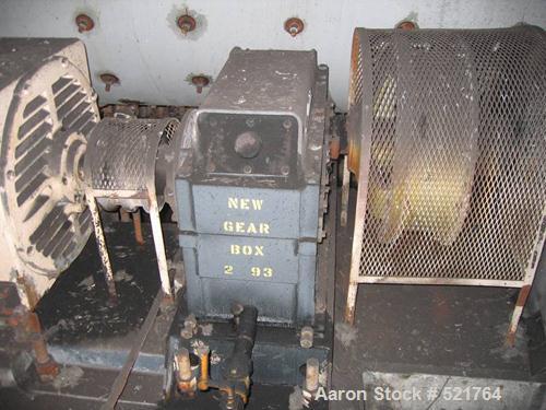 USED: Kennedy Van Saun Corporation, Danville PA, 6'0" diameter x 15'long ball mill. Ring gear mill, wet grinding, 9 ton limestone perhour, 24 rpm, outlet slurry 12 200 mesh @ 65% solids by weight, ru...
