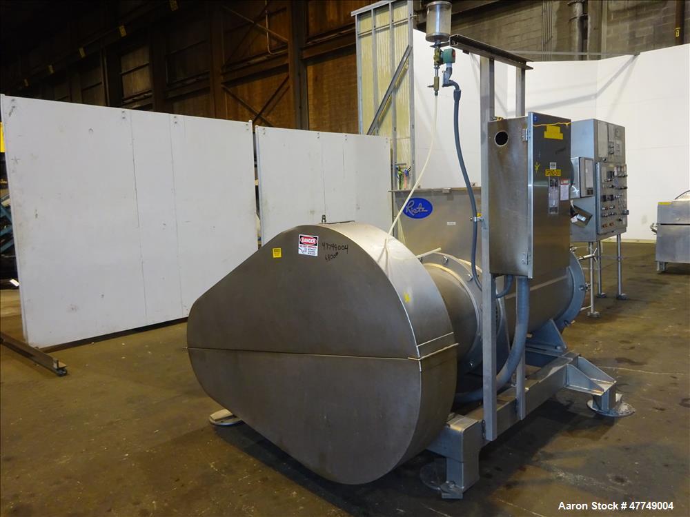 Used Rietz Bepex Extructor Extrud-O-Mix, Model RE-24-K9E943, 304/316 Stainless