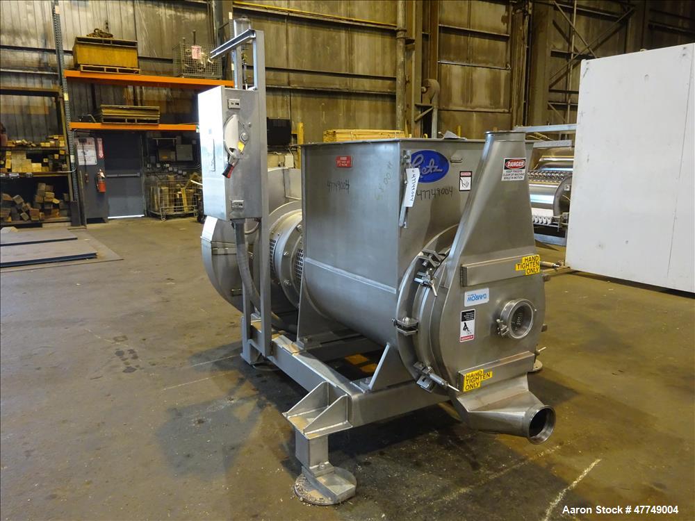 Used Rietz Bepex Extructor Extrud-O-Mix, Model RE-24-K9E943, 304/316 Stainless