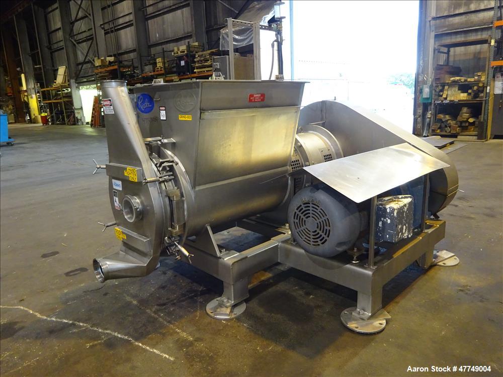 Used Rietz Bepex Extructor Extrud-O-Mix, Model RE-24-K9E943, 304/316 Stainless