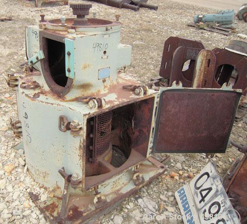 Used Rietz Vertical Disintegrator, Model RD18, Carbon Steel. Chamber measures approximately 18" diameter x 16" deep.  Screen perforations 7/16" diameter. Driven by a 150 hp, 3/60/230/460 volt, 3530 r...