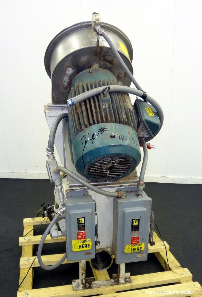 Used Stainless Steel Rietz Angle Disintegrator, Model RP-12-K122