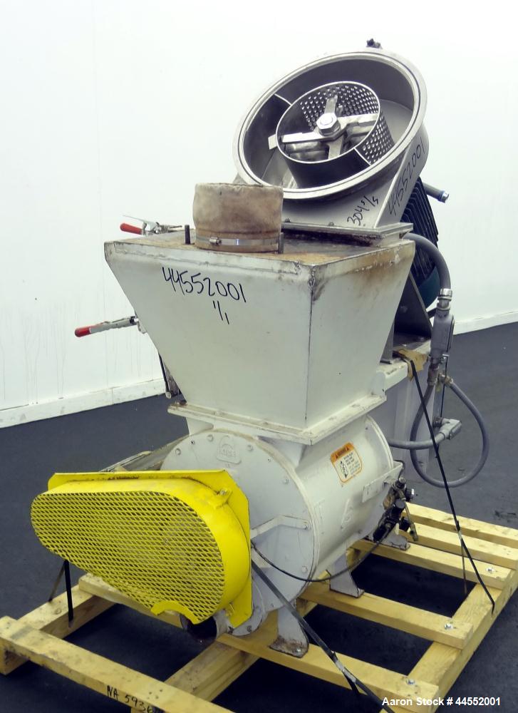 Used Stainless Steel Rietz Angle Disintegrator, Model RP-12-K122