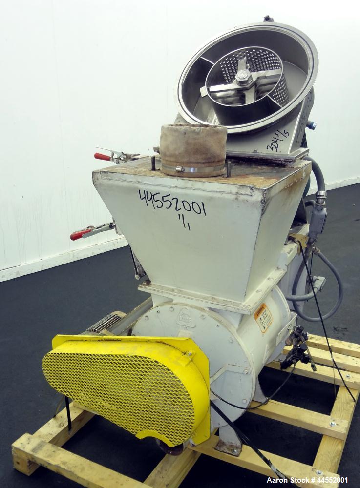 Used Stainless Steel Rietz Angle Disintegrator, Model RP-12-K122