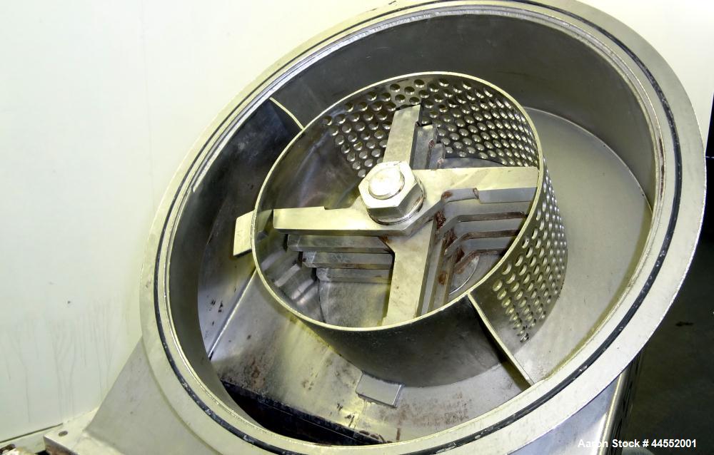 Used Stainless Steel Rietz Angle Disintegrator, Model RP-12-K122