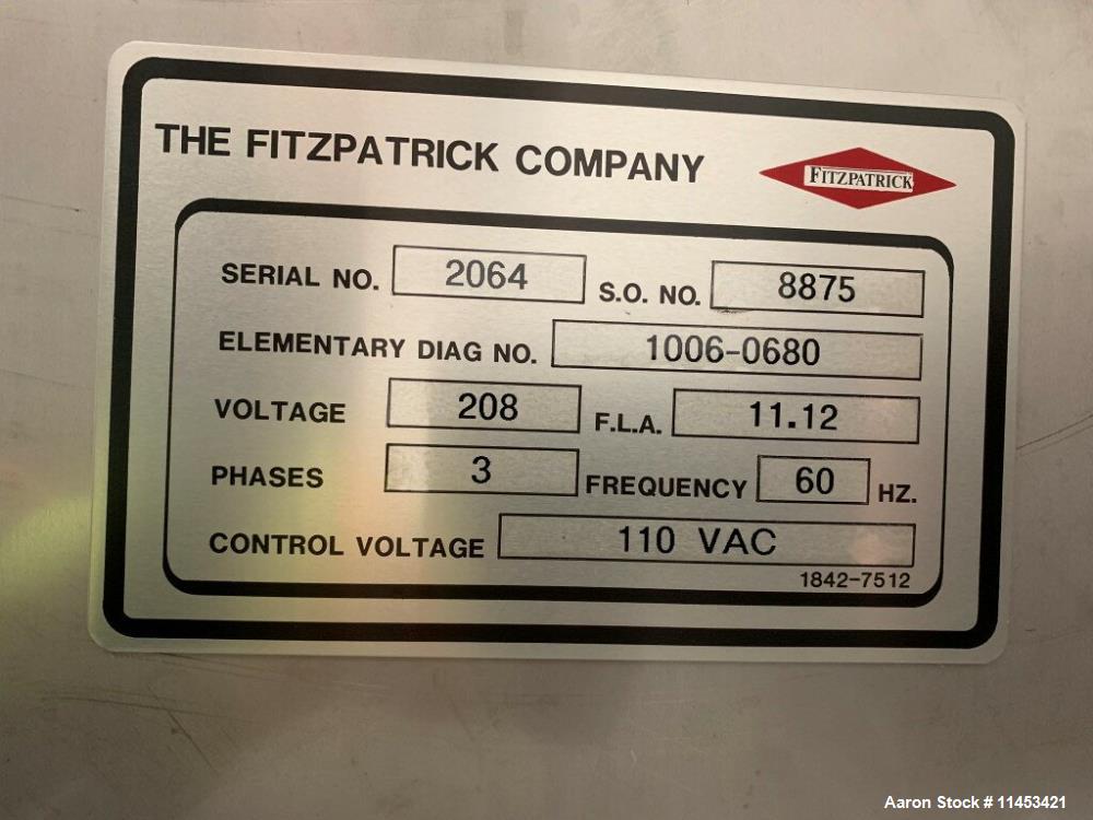 Used- M5A Fitzmill