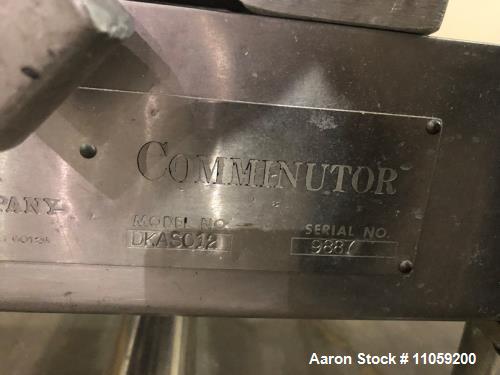 Used- Fitzmill Comminutor Hammer Mill