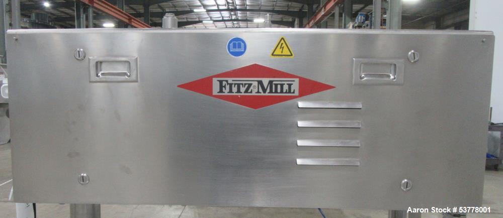 Used Fitzpatrick Fitzmill VFS-D6A Hammer Mill for Sale – 1000 kg/hr