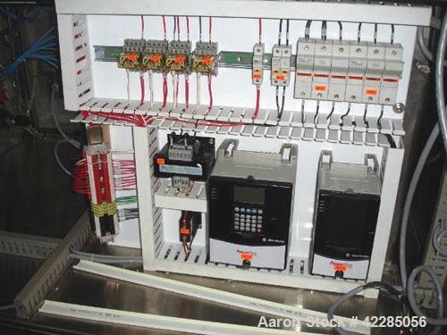 Unused- Fitzpatrick Fitzmill, Model D6A, 316 Stainless Steel. 25RA Mirror polish internal, screw feed with hopper, driven by .5 hp variable speed drive, 5 hp variable speed main drive. Unit is mounte...