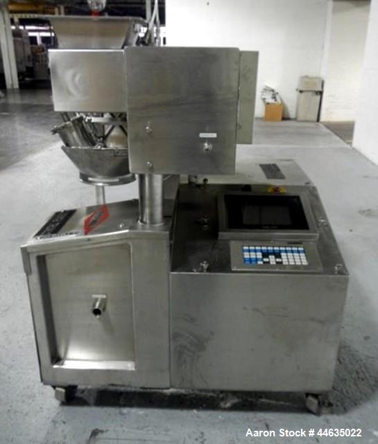 Used Fitzpatrick Fitzmill, Model D6A. 316 Stainless steel product contact surfaces, 304 stainless steel non product contact surfaces, cantilevered design, mirror internal finish, fixed blades with 7....