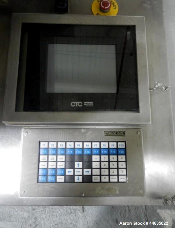 Used Fitzpatrick Fitzmill, Model D6A. 316 Stainless steel product contact surfaces, 304 stainless steel non product contact surfaces, cantilevered design, mirror internal finish, fixed blades with 7....
