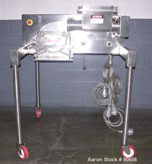 USED: D6A Fitzmill, stainless steel construction. Fixed knives, cantilevered design, screw feed with approximate 1/4 hp XP motor with hopper, 7.5 hp 230/460 volt XP main drive, with product containme...