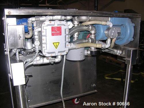 USED: D6A Fitzmill, stainless steel construction. Fixed knives, cantilevered design, screw feed with approximate 1/4 hp XP motor with hopper, 7.5 hp 230/460 volt XP main drive, with product containme...
