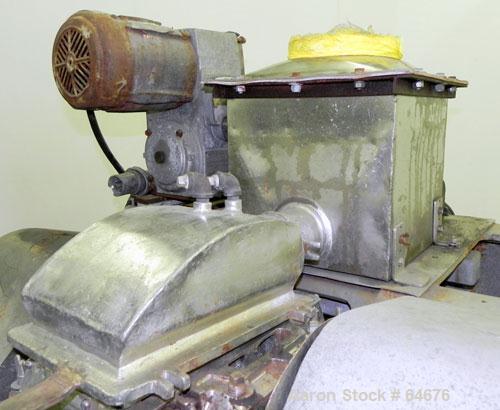 Used Fitzpatrick Fitzmill, Model D6, 316 Stainless Steel. 16 Double sided impact 410/16/20 stainless steel swinging blades, 6" x 11" cutting chamber, jacketed feed throat. 3" Diameter x 16" long scre...