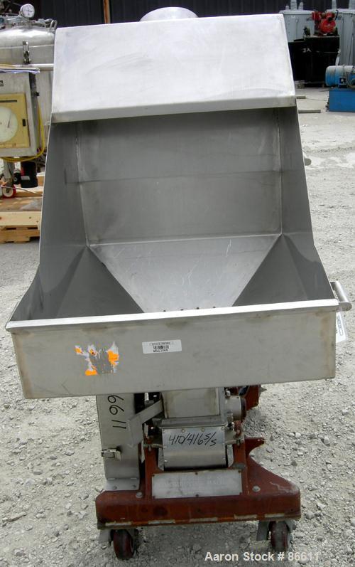 Used: Stainless Steel Fitzpatrick Fitzmill, Model D6