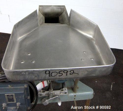 Used Fitzpatrick Fitzmill, Model D6, Stainless Steel. (16) swinging impact/knife 410/16/20 stainless steel blades, 6" x 11" cutting chamber, bottom screen, 316 stainless steel gravity feed throat wit...