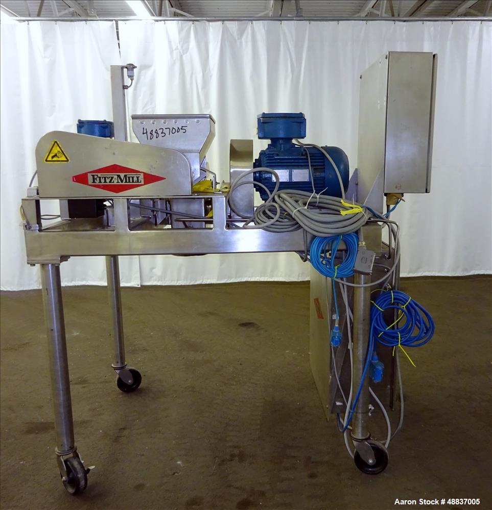 Used Fitzpatrick Fitzmill, Model DAS06.0401, Stainless steel.